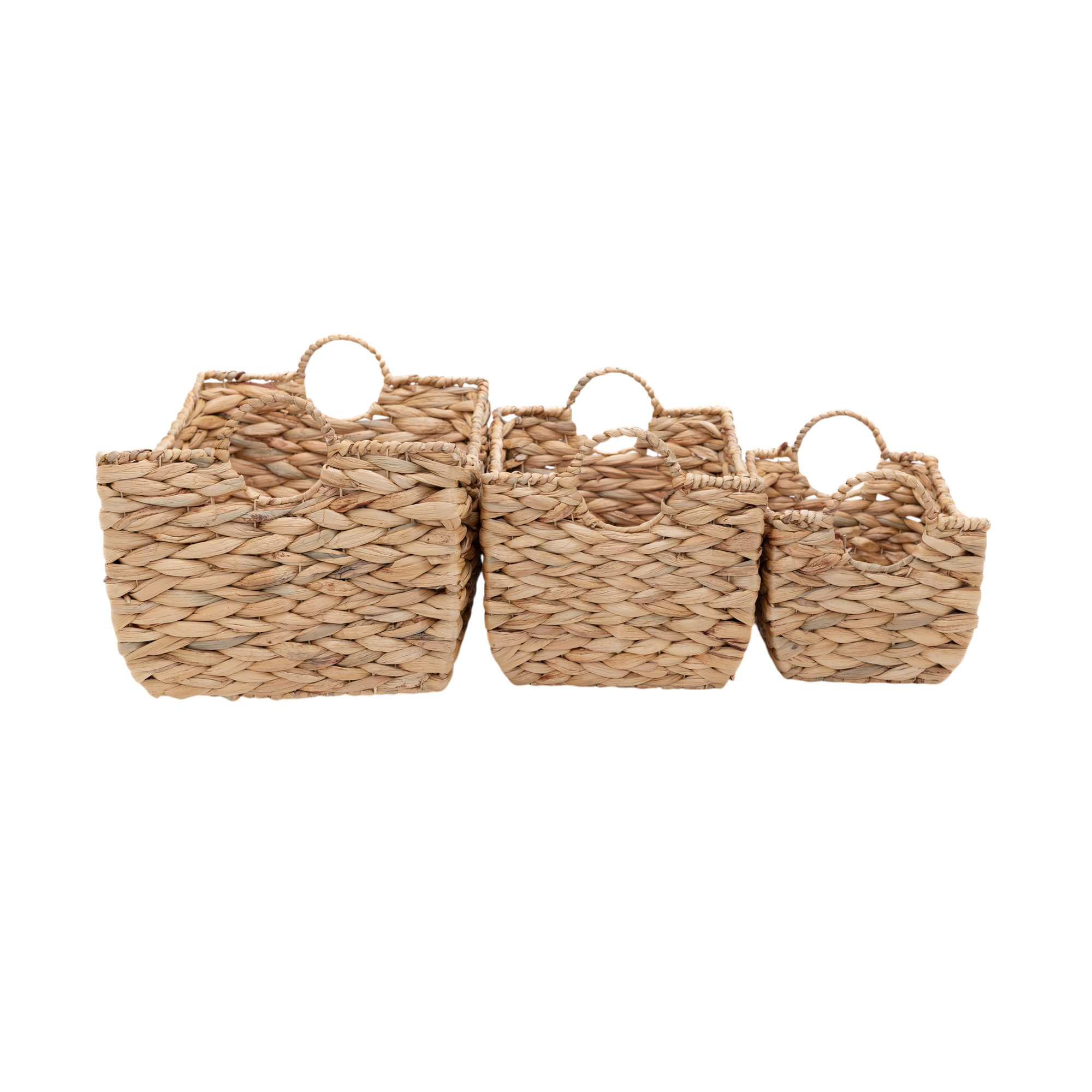 NORDIS DESIGN Lot De 3 Petits Paniers Rangement 11x11x9cm - Organiseur Salle De Bain Et Commode