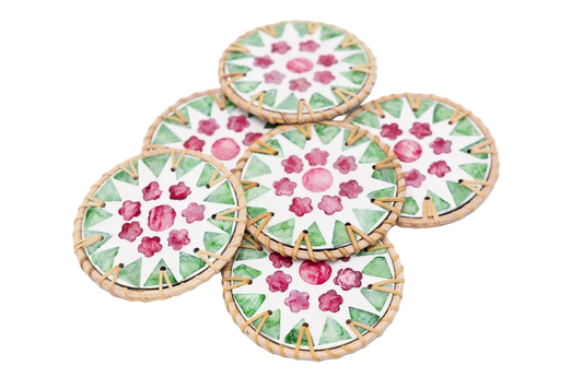 Rattan Coasters No Holder Model B