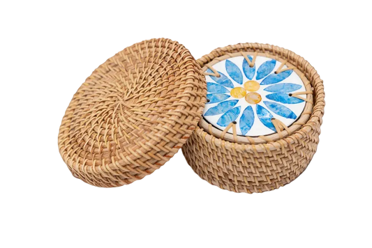 Rattan Coasters No Holder Model C