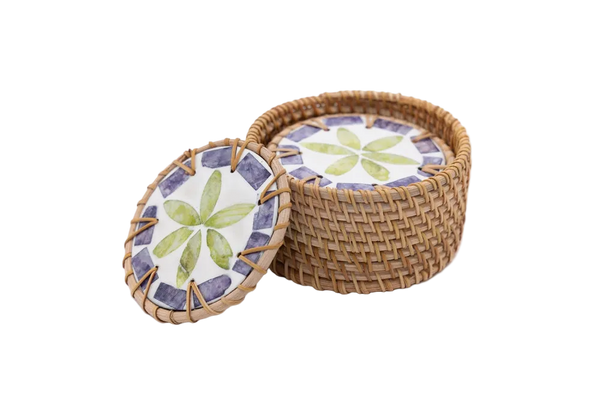 Rattan Coasters No Holder Model D