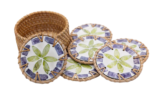 Rattan Coasters No Holder Model D